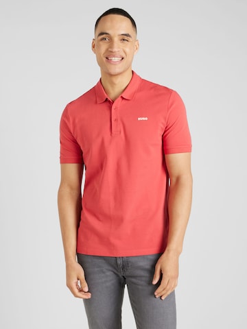 HUGO Red T-shirt 'Donos222' i röd: framsida