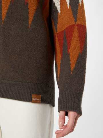 Iriedaily Sweater 'Fady' in Brown