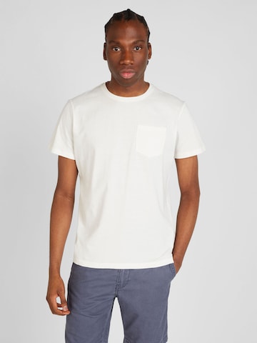 BLEND Shirt 'Tee' in Wit: voorkant