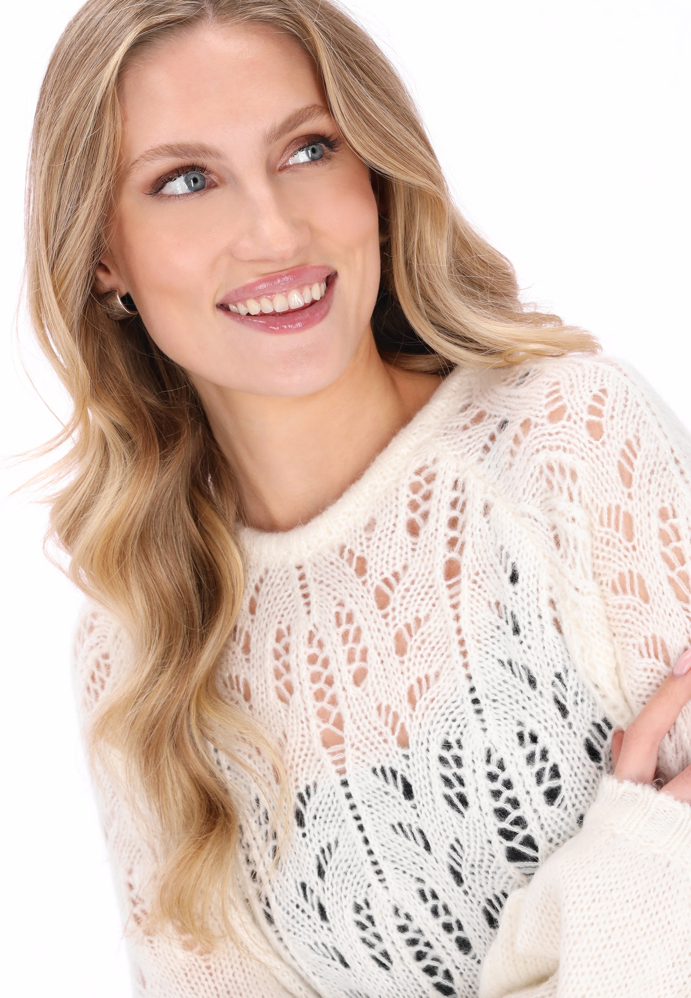 Pull-over 'Vintage' DreiMaster Vintage en blanc