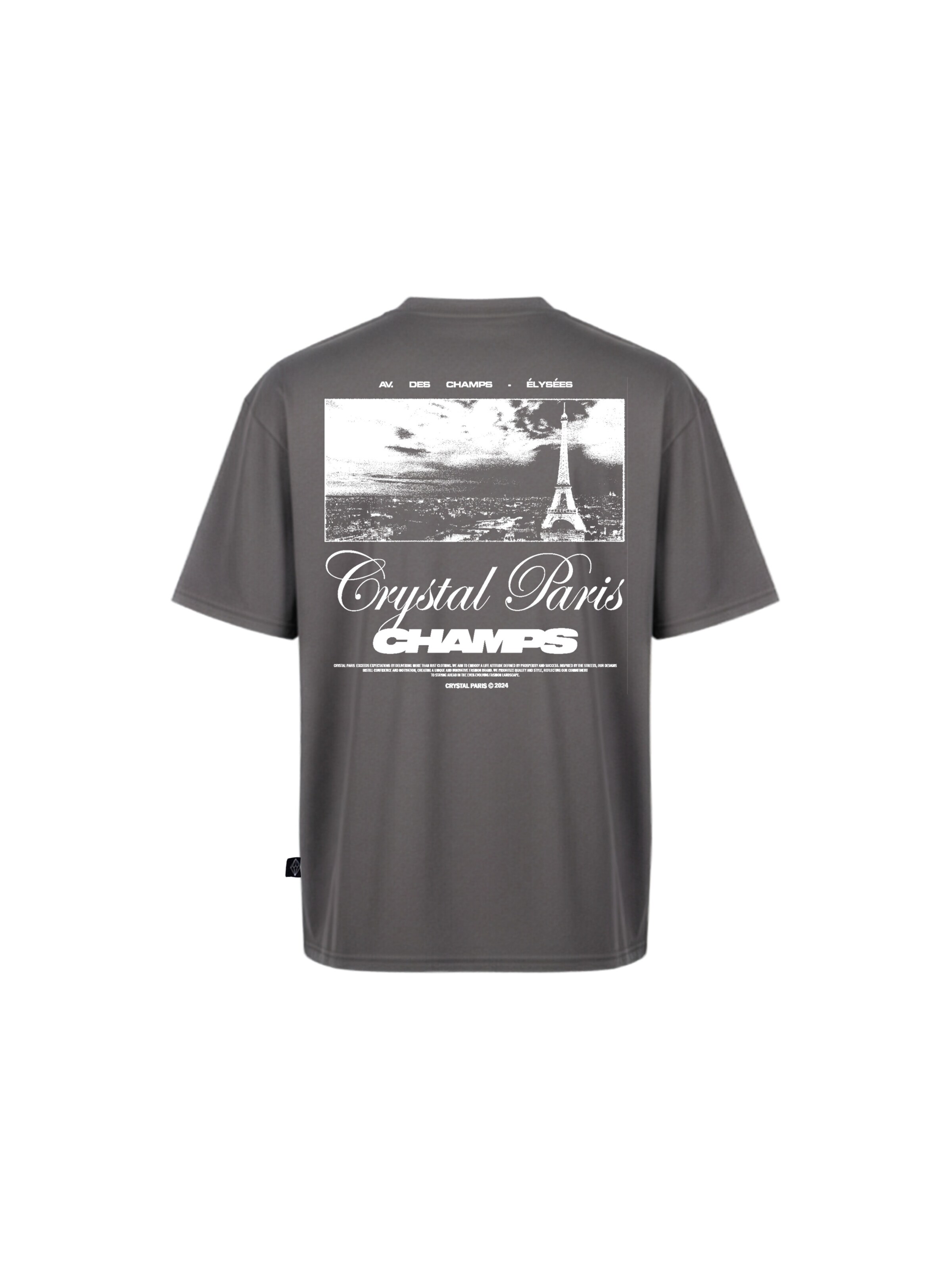 Crystal Paris Shirt 'Laville' in Grijs