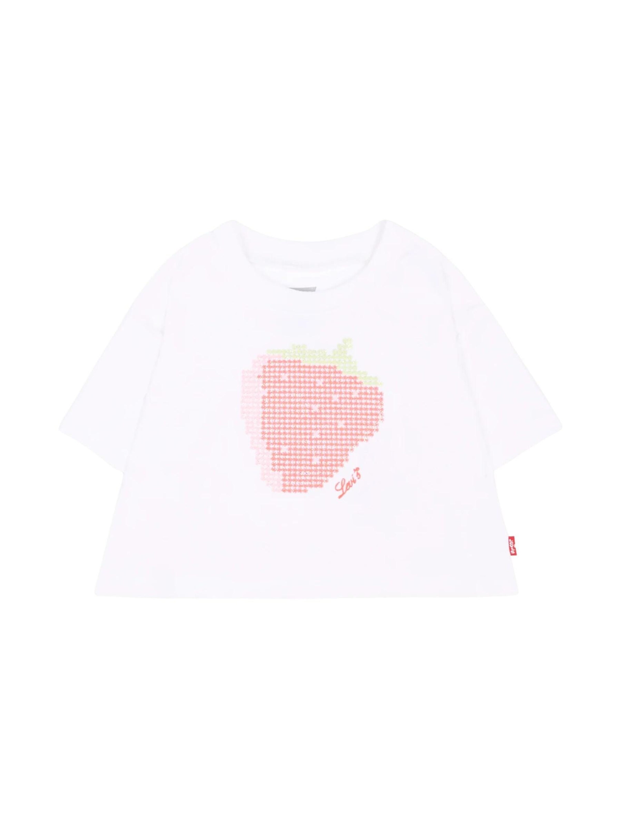 Levi's Kids - Camiseta en blanco: frente