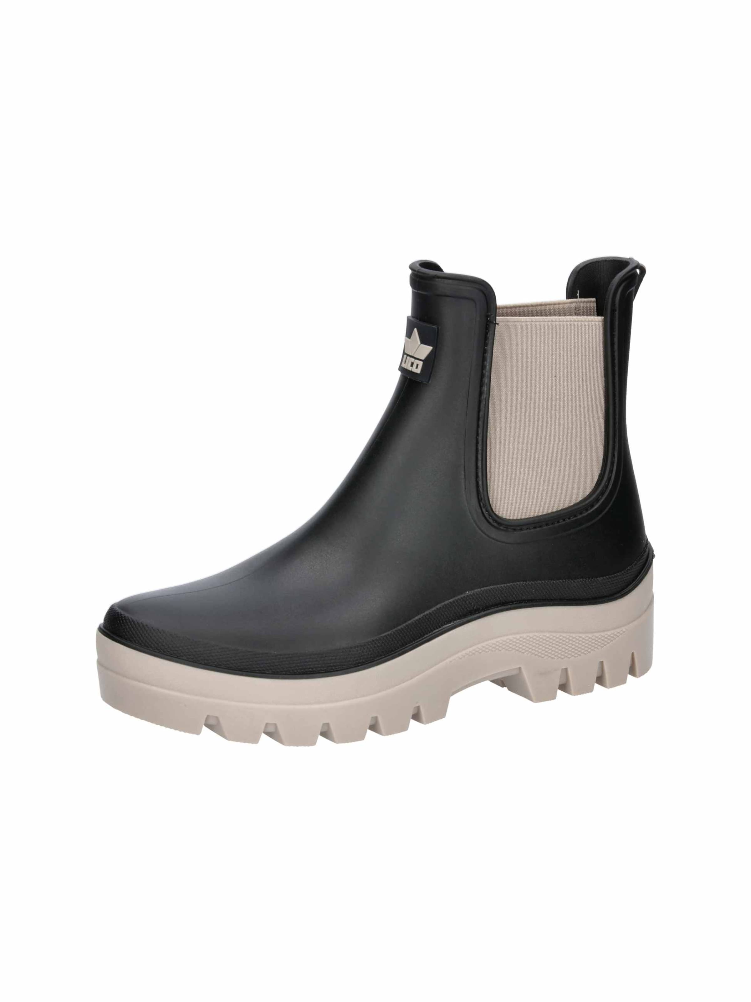 LICO Gummistiefel 'Neptuna' in Schwarz: Vorderseite