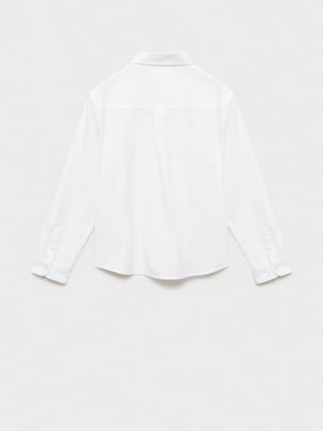MANGO KIDS Regularny krój Koszula w kolorze biały