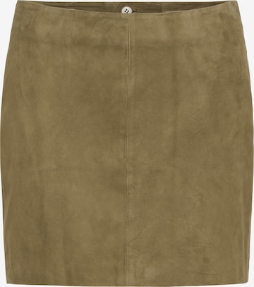 Jupe 'Olly' My Essential Wardrobe en vert : devant