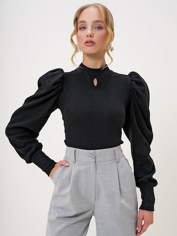 Camicia da donna di Trend Alaçatı Stili in nero: frontale