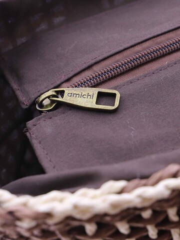 Amichi - Shopper 'Bolso shopper para mujer Soie de fibras naturales con cremallera' en marrón