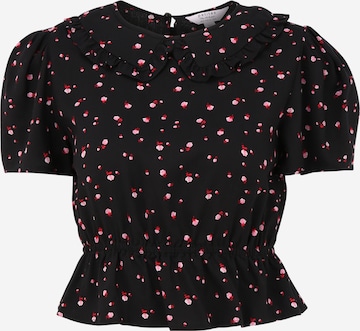 Miss Selfridge Petite Blouse in Black: front