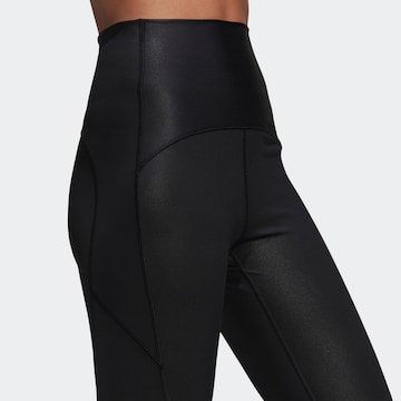 Skinny Pantaloni sport de la ADIDAS BY STELLA MCCARTNEY pe negru