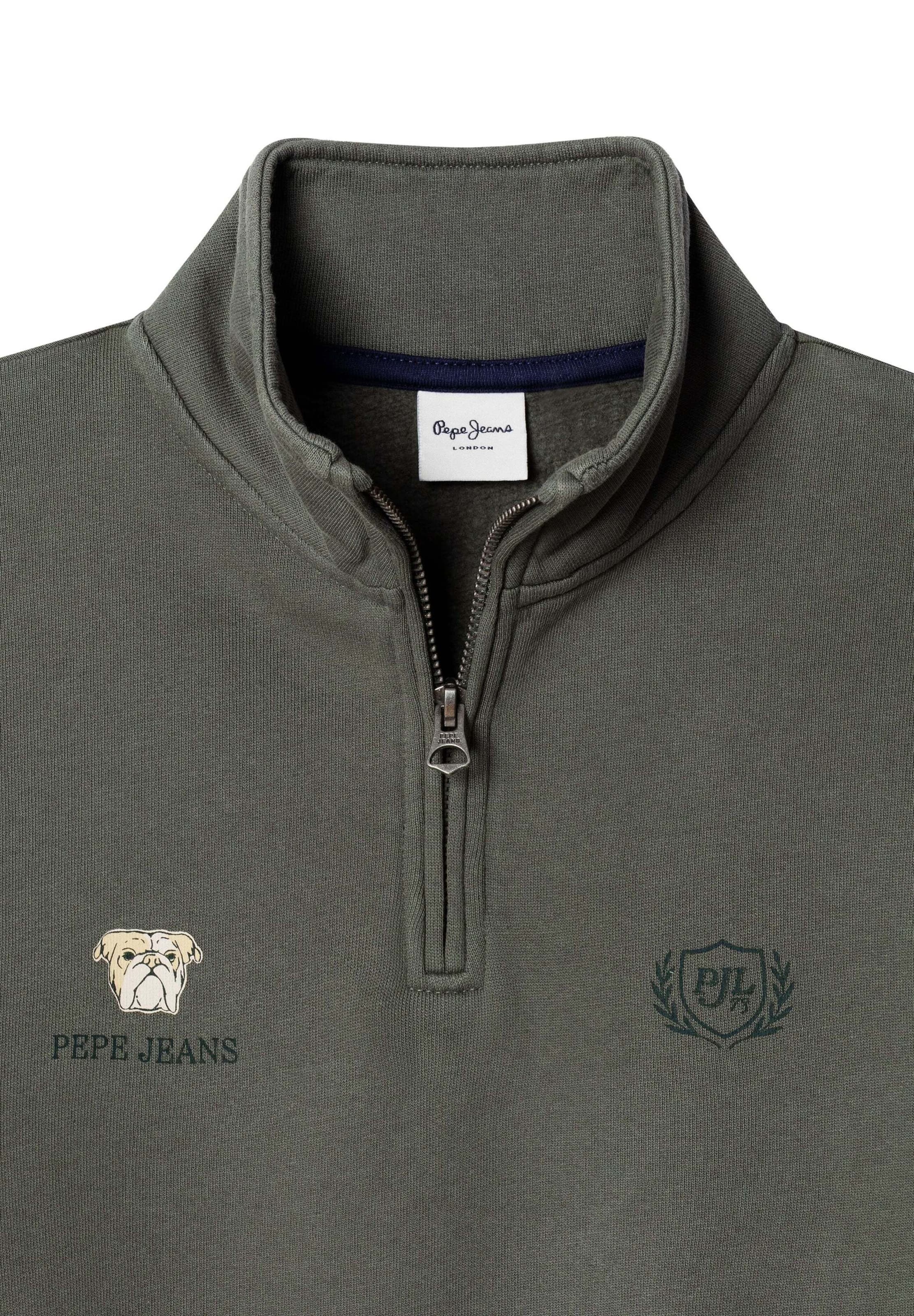 Pepe Jeans - Sudadera 'Dustine' en verde