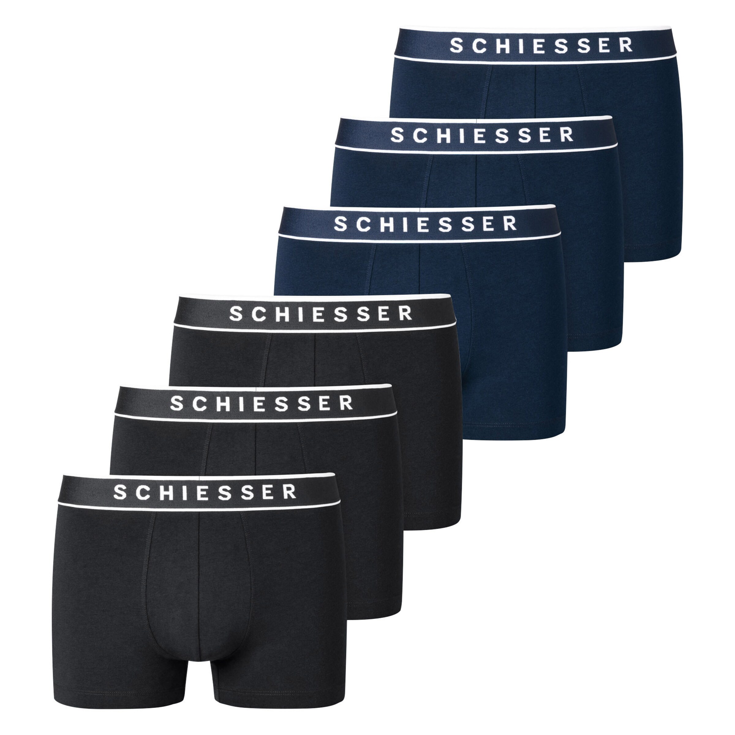 SCHIESSER Boksershorts i blå: forside