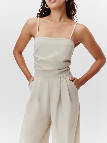 LeGer by Lena Gercke Jumpsuit 'Mina' in Beige