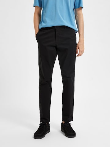 Slimfit Pantaloni '16087663' di SELECTED in nero