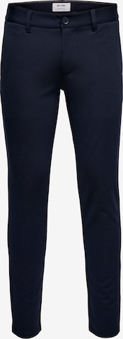 Pantaloni chino 'onsMARK' di Only & Sons in blu: frontale