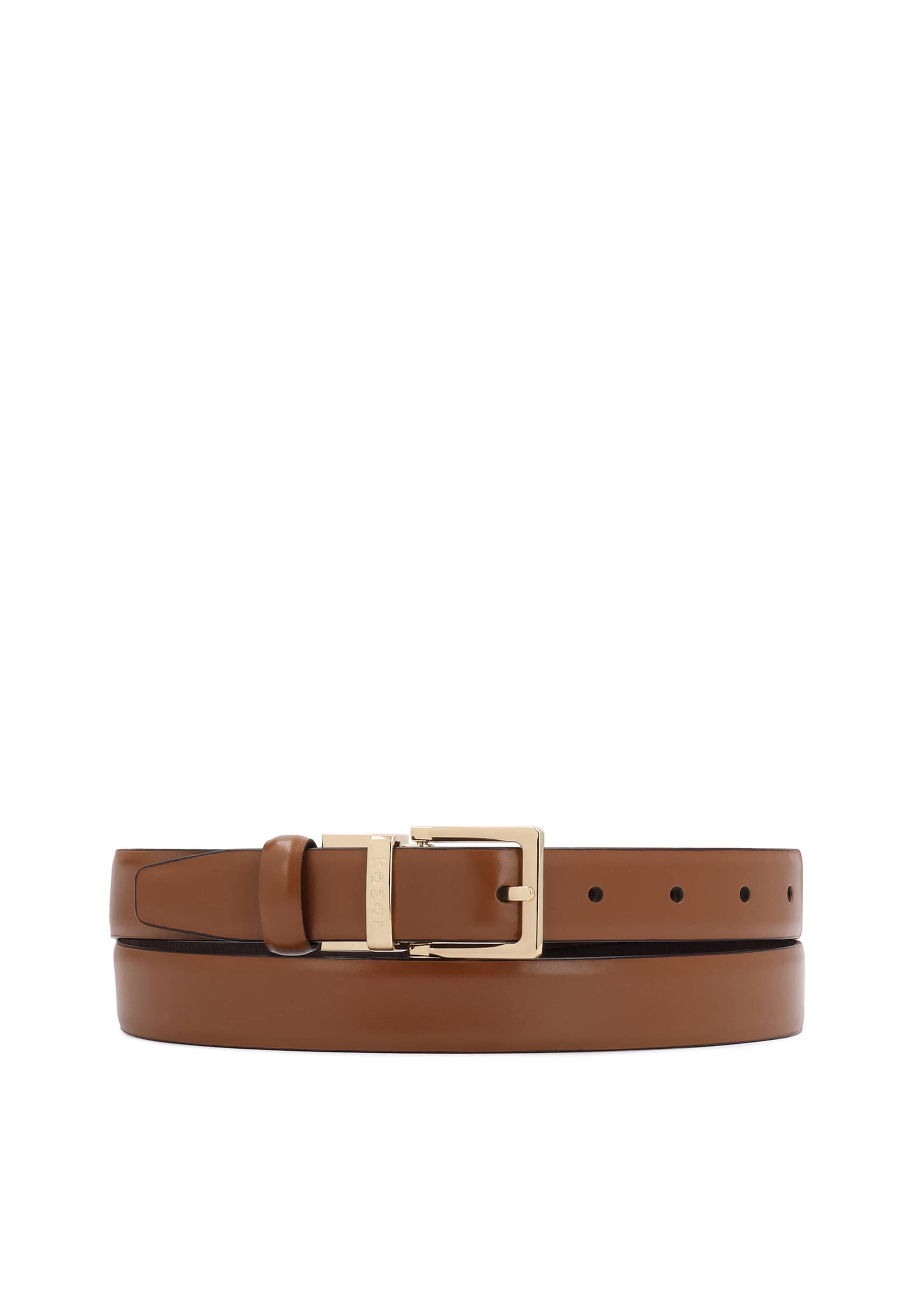 Kazar Belt in Brown: front