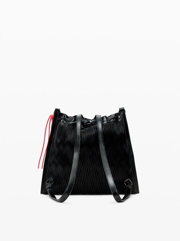 melns Desigual Mugursoma