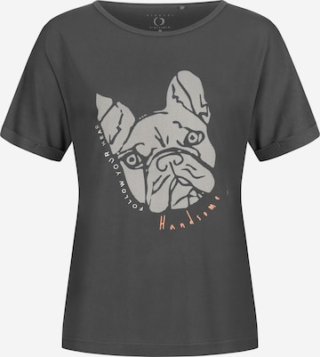 ViertelMond T-Shirt 'Tora' in Grau: predná strana
