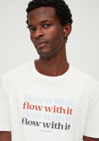 s.Oliver T-Shirt in Weiß