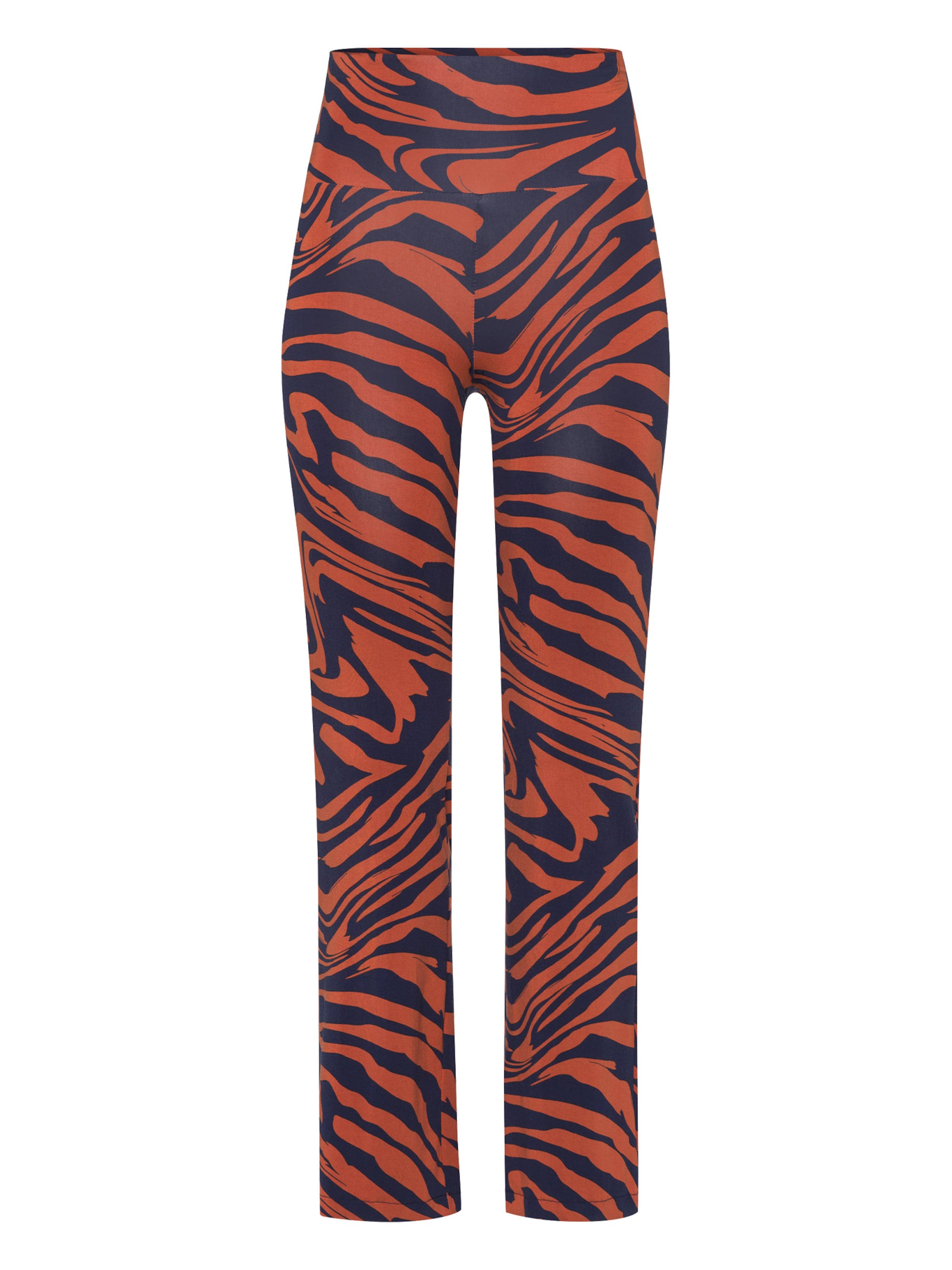 Les Lunes Flared Broek 'Belle' in Blauw: voorkant
