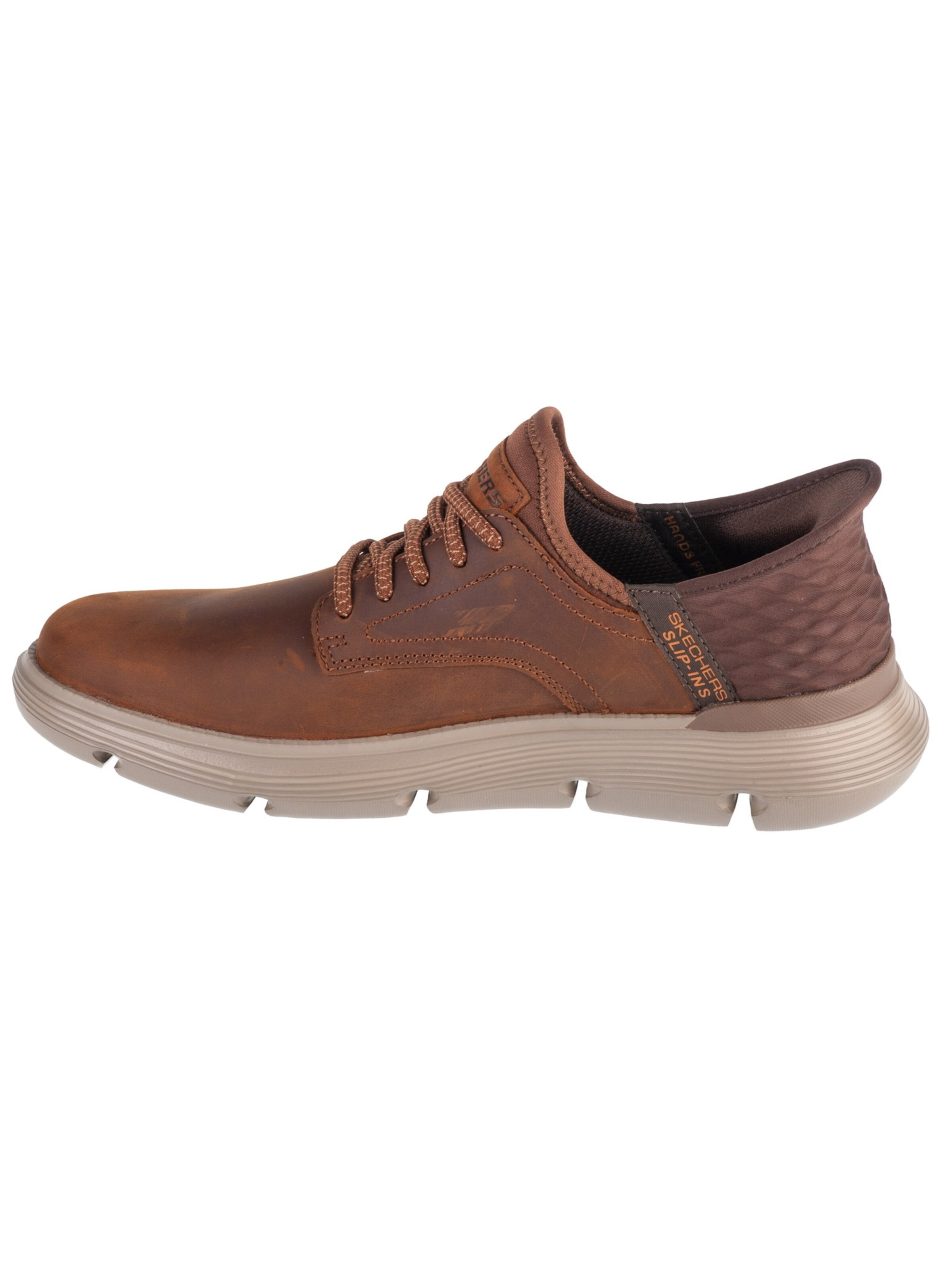 SKECHERS Classic Flats 'Skechers Slip-Ins: Garza - Gervin' in Brown: front