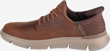 SKECHERS Classic Flats 'Skechers Slip-Ins: Garza - Gervin' in Brown: front