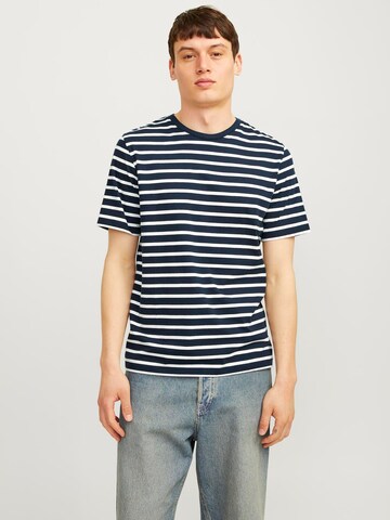 JACK & JONES Slim fit Koszulka w kolorze niebieski: przód