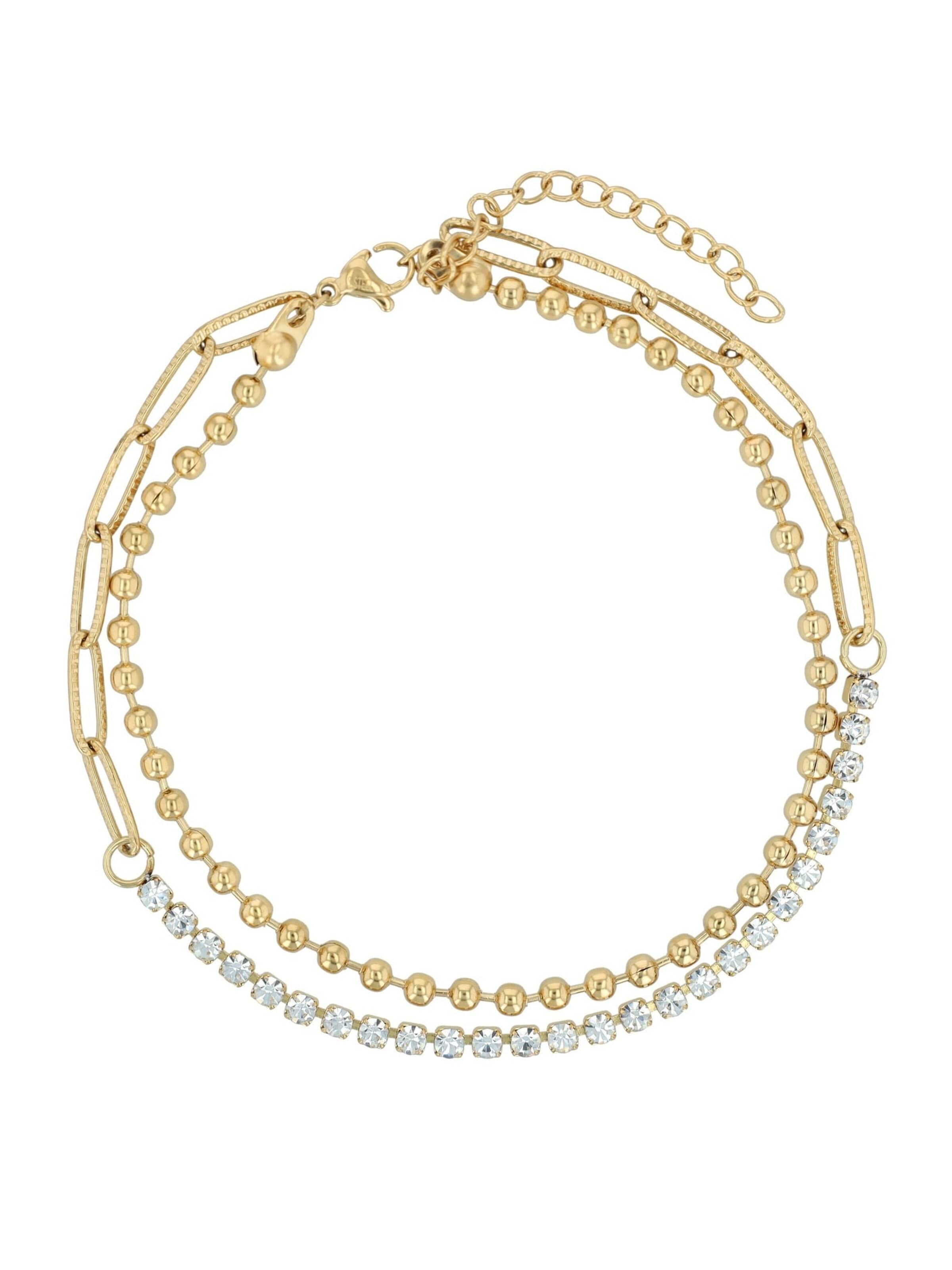 Akzent Fußschmuck 'Thala, langlebig'‌‌‌‌‌‌‌‌ in Gold: Vorderseite
