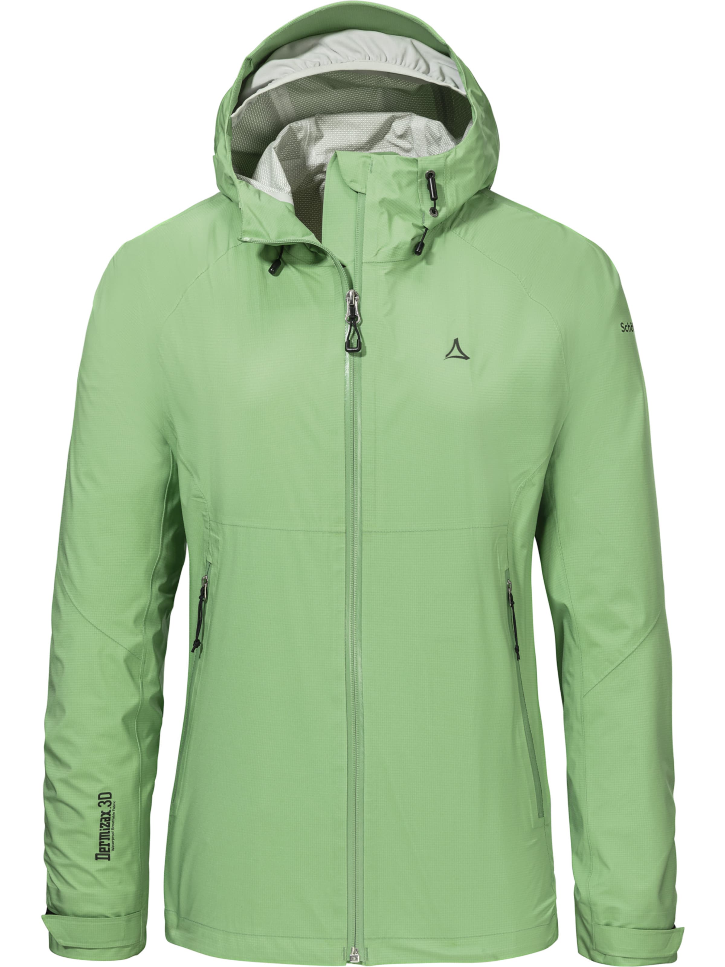 Schöffel Outdoorjas 'Vistdal' in Groen: voorkant