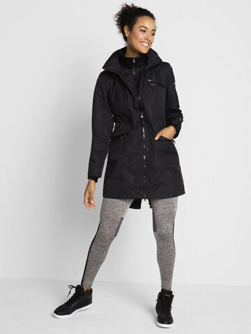 Parka mi-saison bonprix en noir