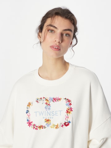 Twinset Sweatshirt 'FELPA' in White