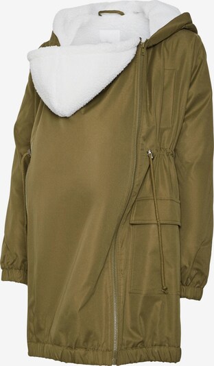 MAMALICIOUS Winter Parka 'Lisa' in Olive / White, Item view