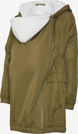 MAMALICIOUS Zimska jakna 'Lisa' | oliva / bela barva, Prikaz izdelka