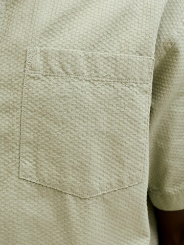JACK & JONES Comfort fit Button Up Shirt 'nantucket' in Green