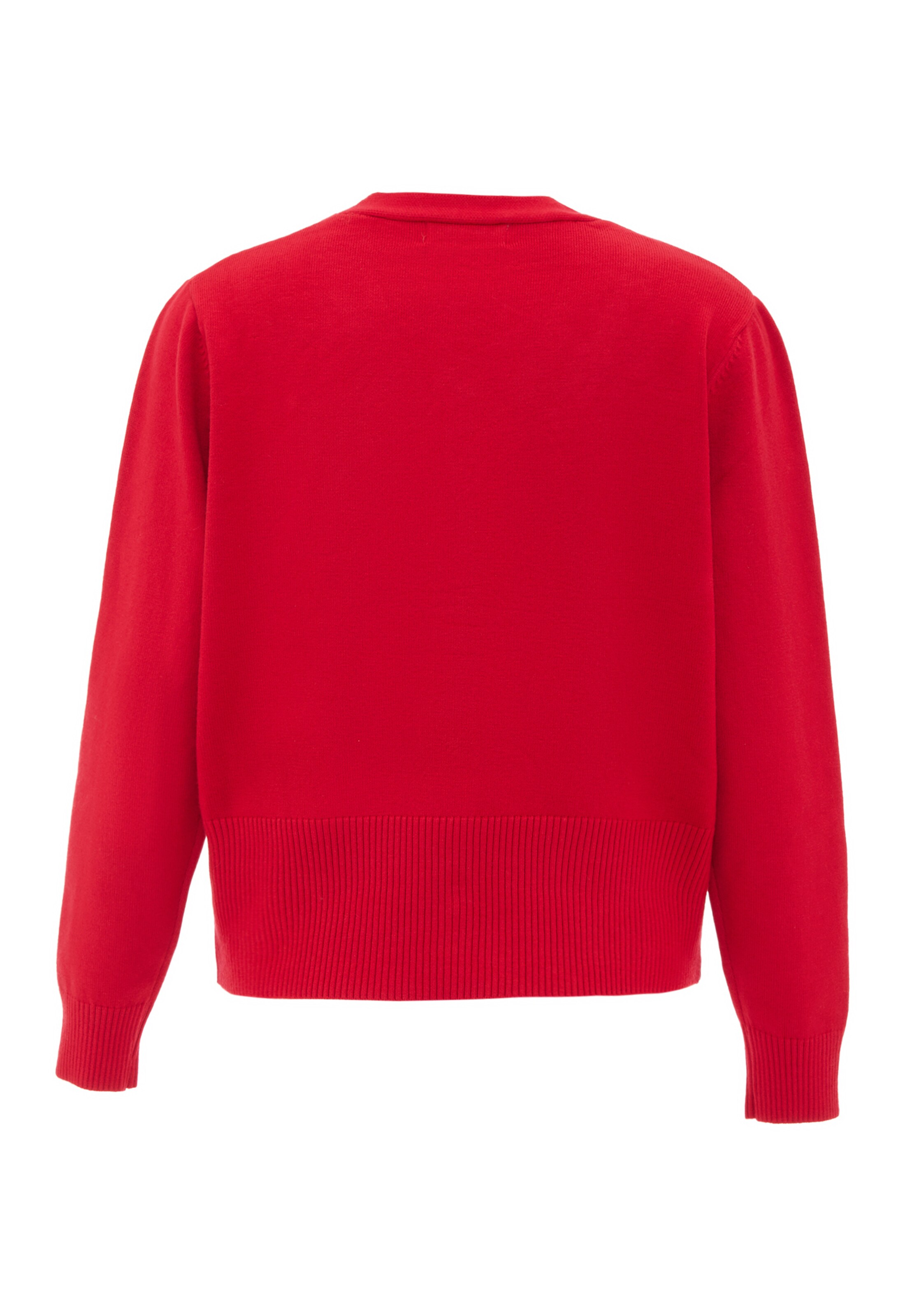 ZITHA Knit cardigan in Red