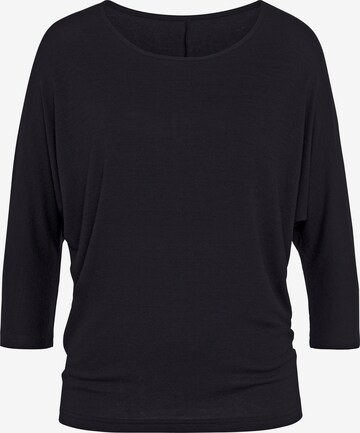 LASCANA Shirt in Zwart: voorkant