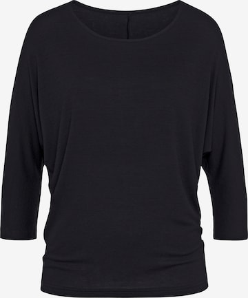 T-shirt LASCANA en noir : devant