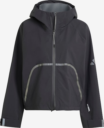 juoda ADIDAS SPORTSWEAR Sportinė striukė 'MYSHELTER': priekis