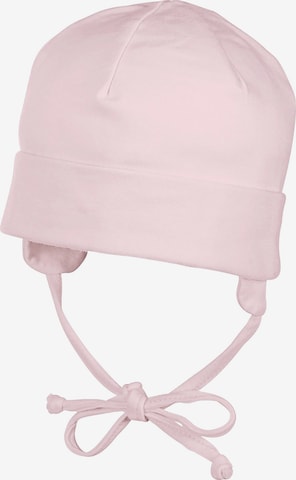 STERNTALER Beanie in Pink: front