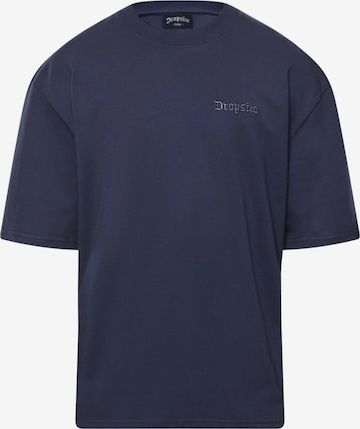 Dropsize Shirt in Blau: Vorderseite