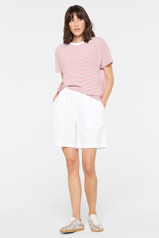 SENSES.THE LABEL Sleeveless Streifenshirt TOL:FA in Rot: Vorderseite