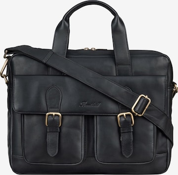 Benthill Briefcase in Black: front