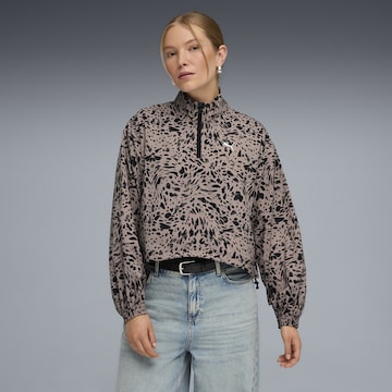 Sweat-shirt 'Essentials' PUMA en beige : devant