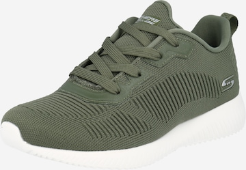 Sneaker bassa 'Bob Squad' di SKECHERS in verde: frontale