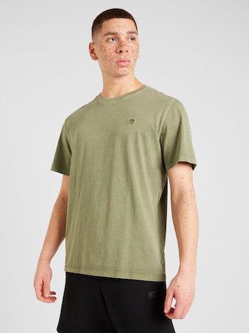 TIMBERLAND Shirt in Groen: voorkant