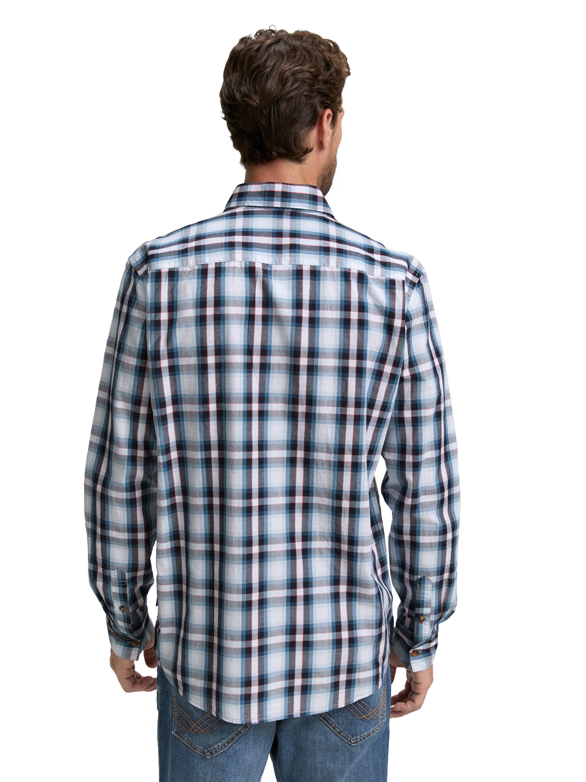 Regular fit Camicia di TOM TAILOR in blu