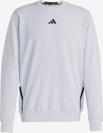 Felpa sportiva 'Designed For Training' di ADIDAS PERFORMANCE in grigio: frontale