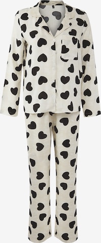 TrendyolPidžama - bež boja: prednji dio