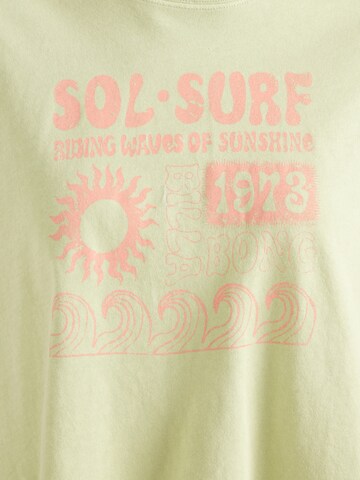BILLABONG Футболка 'SOL SURF' в Зеленый