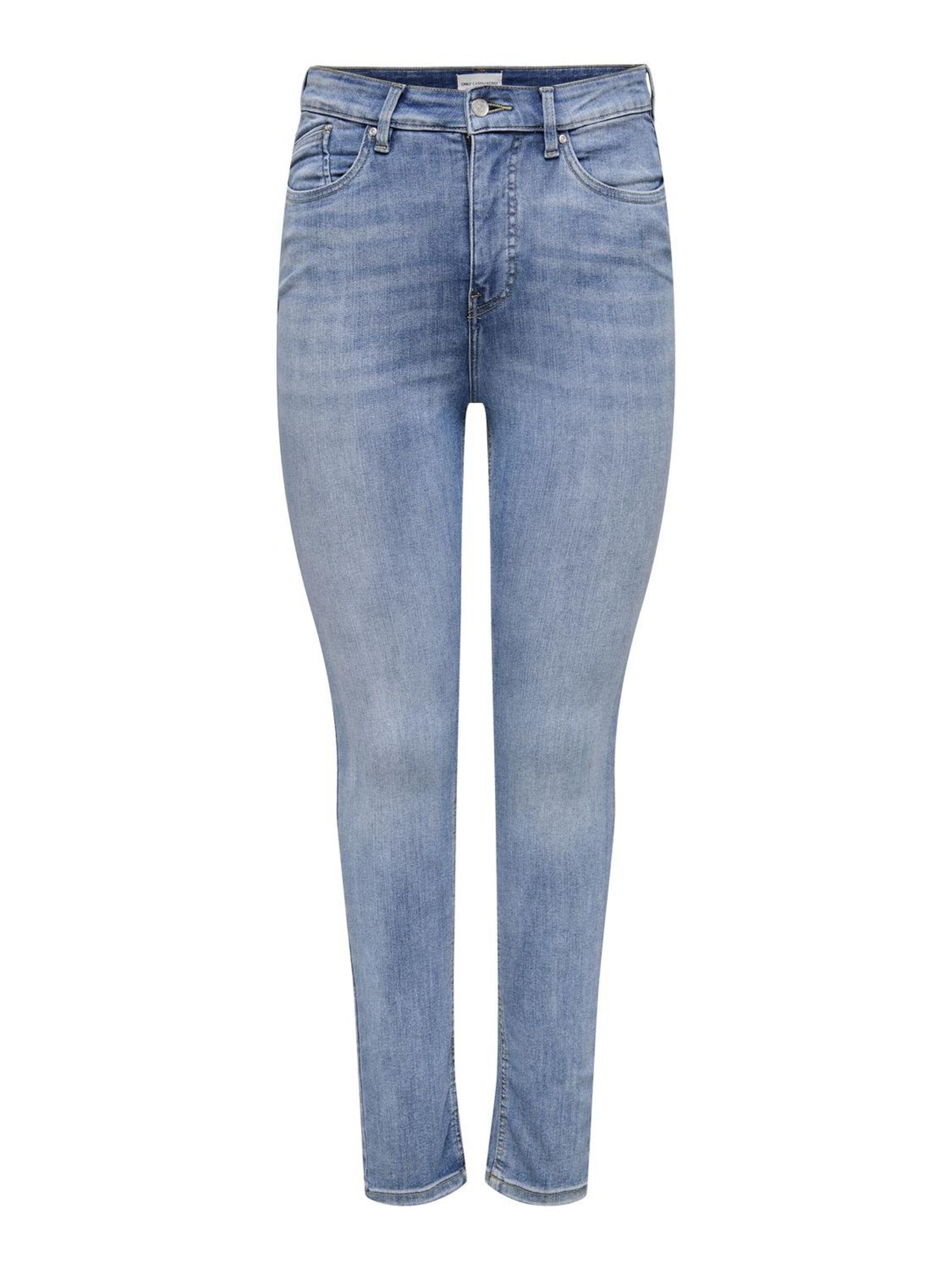 ONLY Carmakoma Skinny Jeans in Blue: front