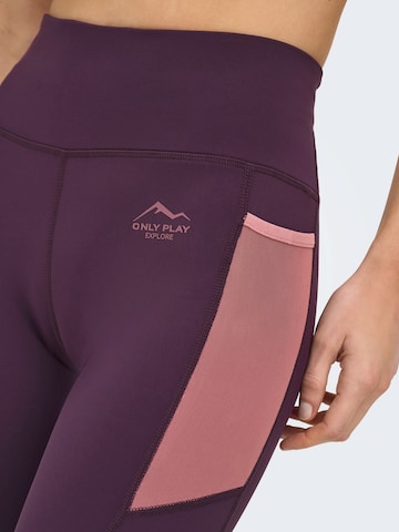 ONLY PLAY Skinny Sportnadrágok 'ONPRya-2-Stan' - lila